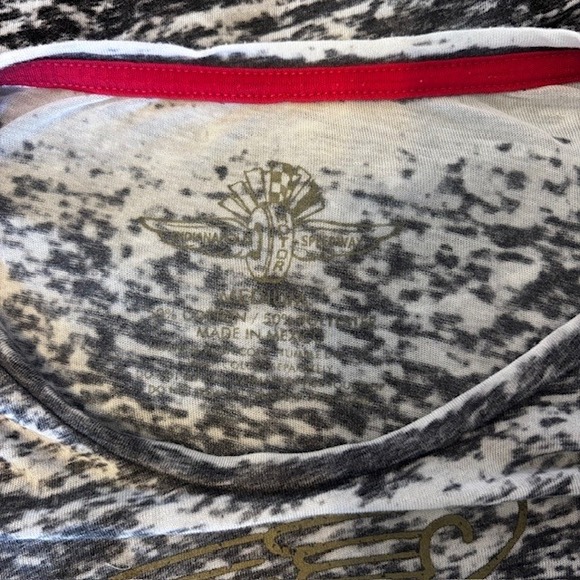 Indian Motorcycle Motor Speedway Graphic T Shirt White Black Distressed Medium - Picture 6 of 6